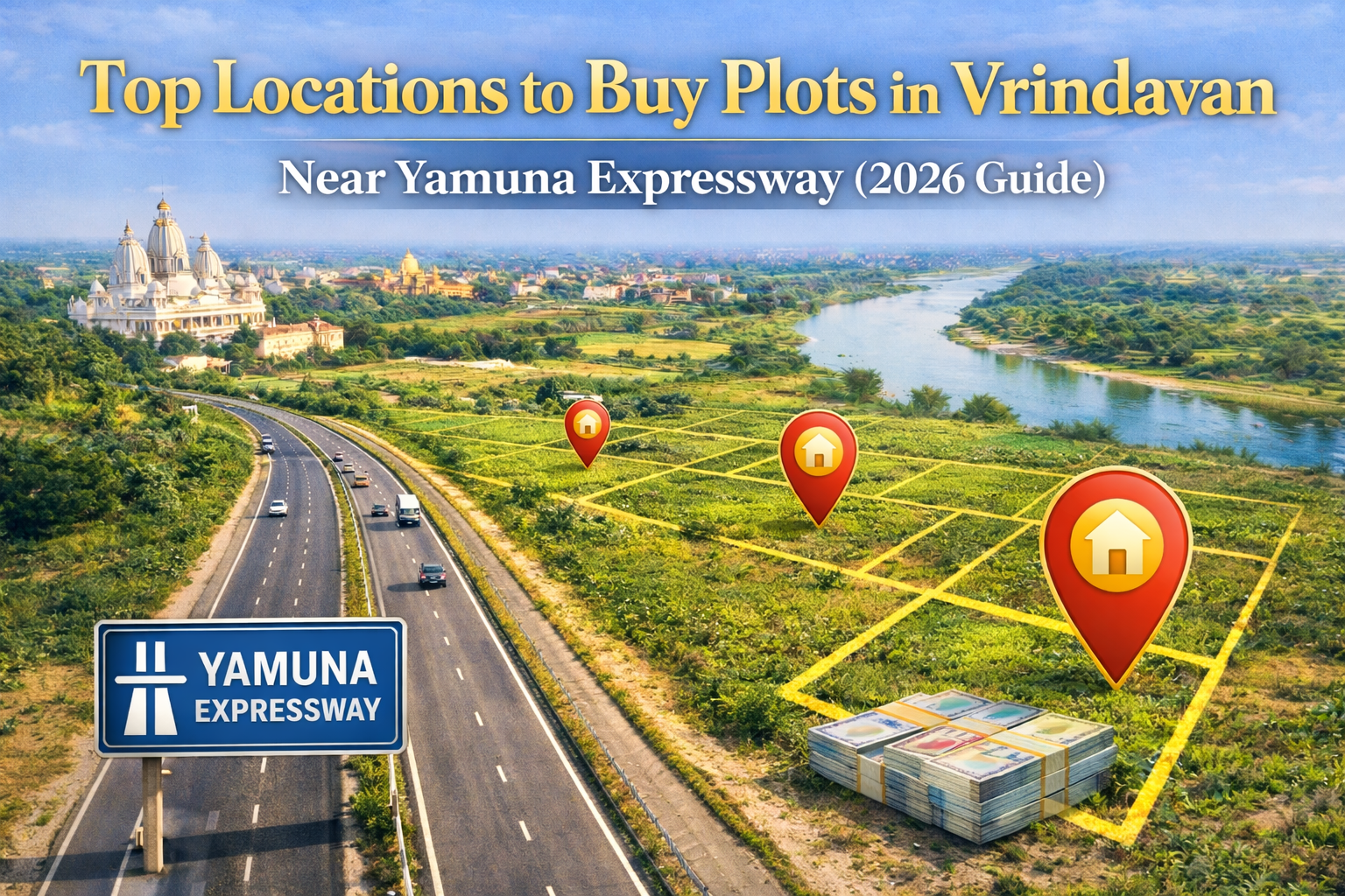 Plots in Vrindavan Near Yamuna Expressway Investment Guide 2026