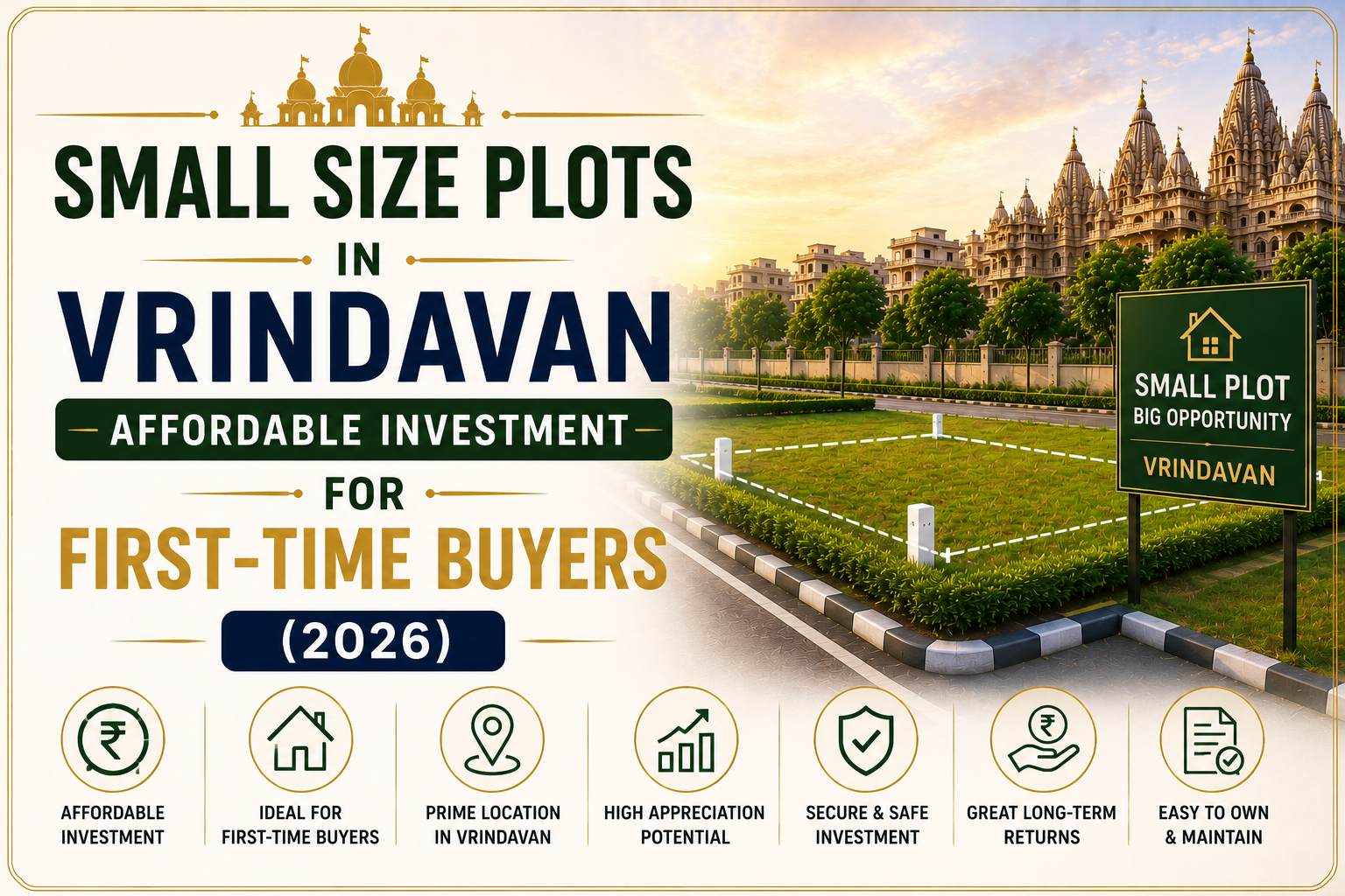 small size plots vrindavan guide