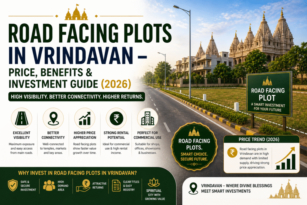road facing plots vrindavan guide