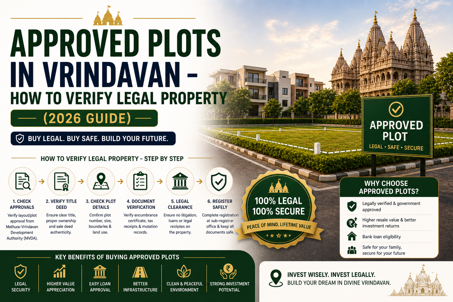 approved plots vrindavan legal guide
