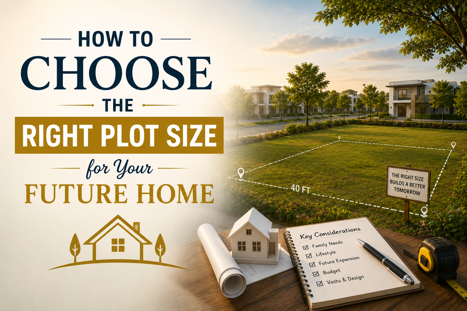guide to choosing the right residential plot size in Vrindavan