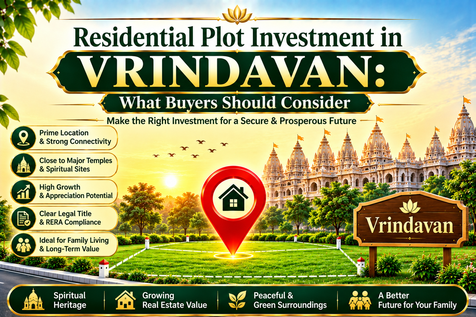 residential plot investment opportunities in Vrindavan