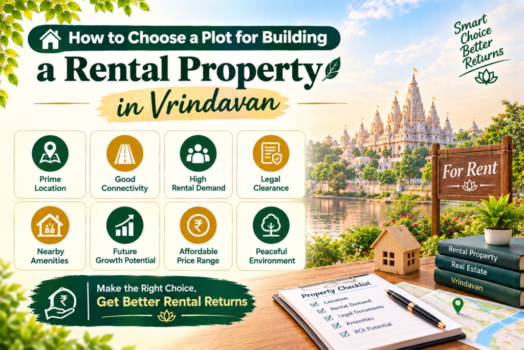 Plot for rental property in Vrindavan